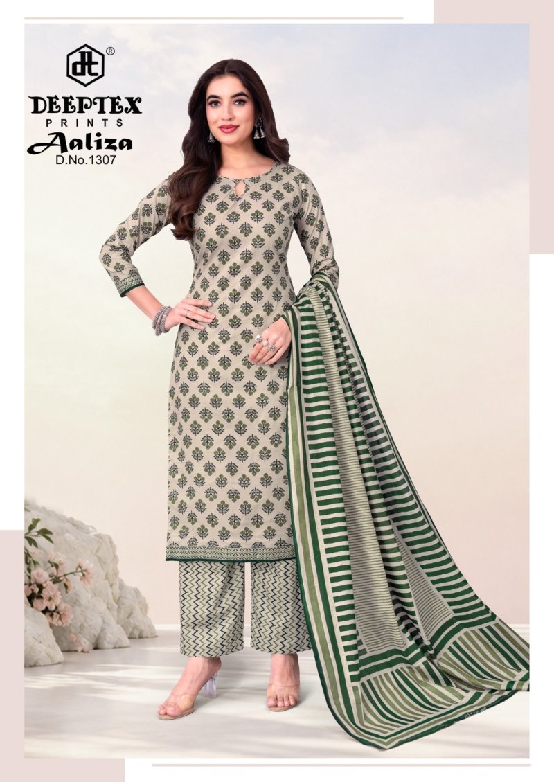 Aaliza Vol 13 By Deeptex Cotton Printed Dress Material 